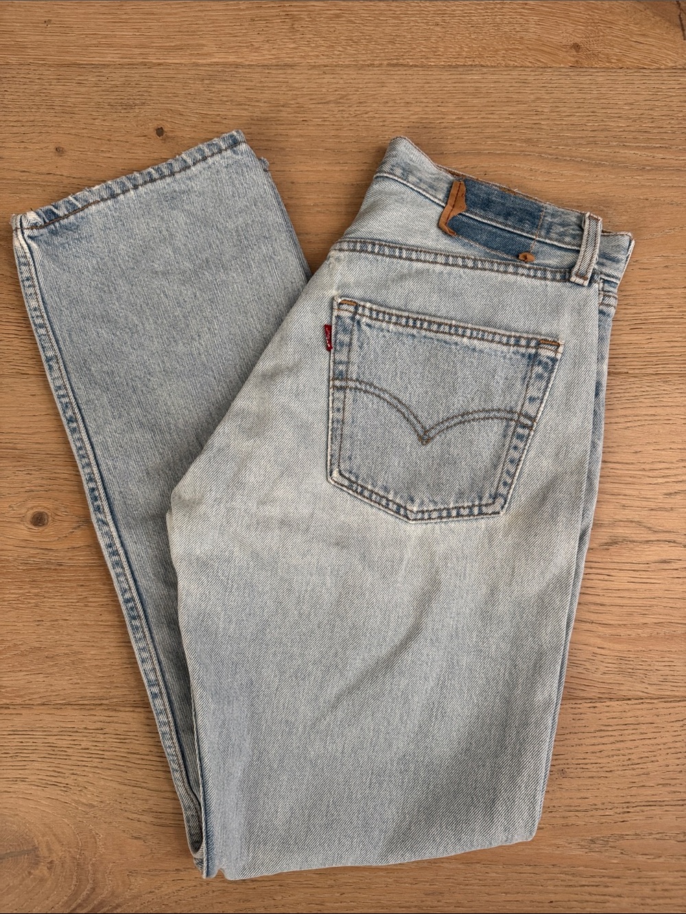 Vintage 501’s Levi's Light Wash Straight Jeans